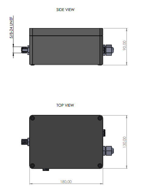 Dimensions LOB-GW-DINRAIL-HYB-WMBUS-C